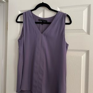 White House Black Market Purple Blouse